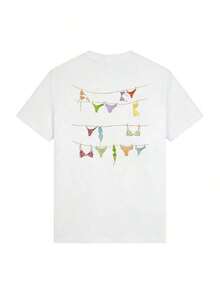 Camiseta de algodón transpirable popular de 2026 para parejas, Top Estético MiaoShou - Blanco - Ver 3
