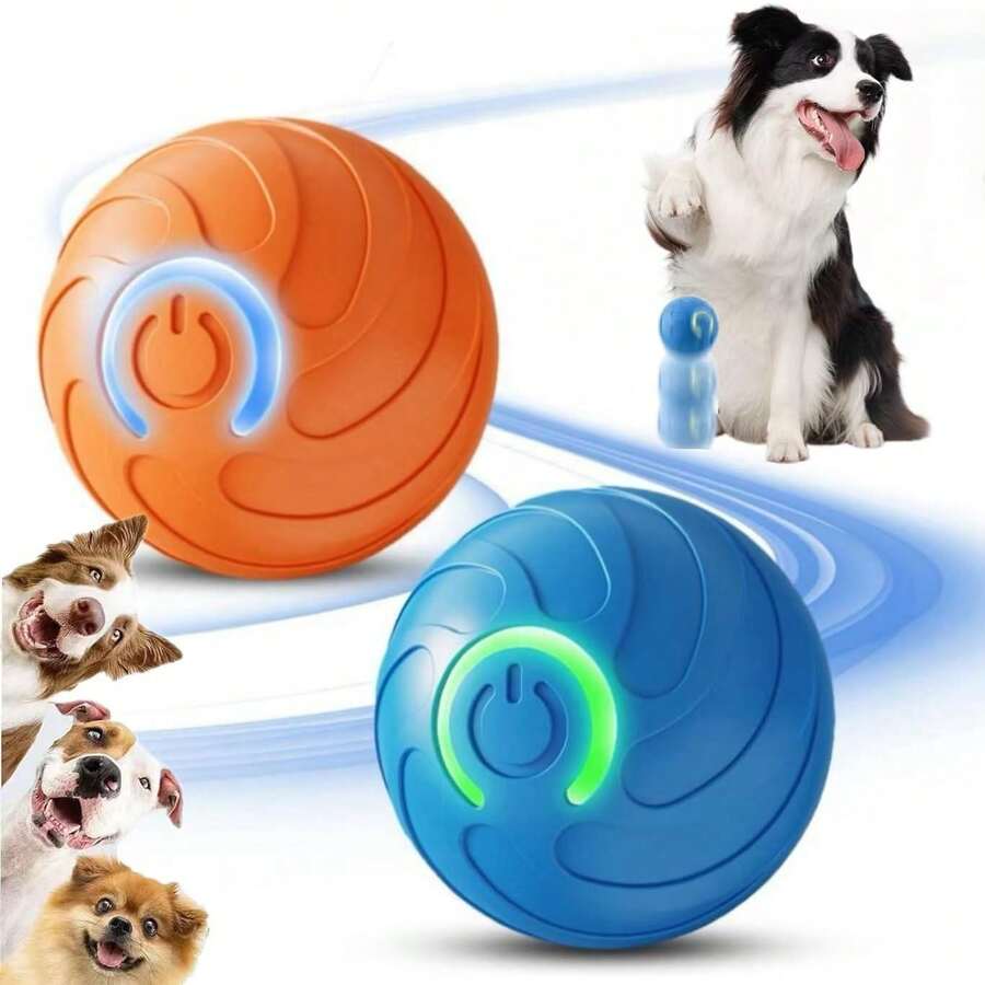 Dog Toy Ball, Puppy Self-Entertainment, Relieve Boredom, Chew Resistant, Elastic Ball, Teeth Grinding, Rubber Ball, Bouncing Ball, Fun And Stress-Relieving