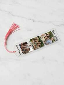 Customized Acrylic Bookmarks With Photos, Personalized Gifts For Book Lovers, Tasseled Bookmarks, Customized Photo Acrylic Bookmarks, Best Friend Gifts - Multicolor 1 - View 10
