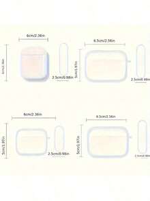 1 chiếc ốp tai nghe Bluetooth bằng silicon họa tiết hoa đen trắng, tương thích với tai nghe không dây 1/2, 3/Pro/Pro 2, quà tặng cho bạn trai/bạn gái, quà sinh nhật mùa xuân. - Màu Hồng Tươi - Xem 10