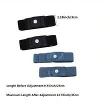2/4 Peças Cinto com Cós Elástico, Cinto Ajustável Sem Fivela, Adequado para Denim, Cinto Elástico Invisível, Unissex, Cintura Emagrecedora - Design Confortável Sem Fivela, Ajustável e Elástico, Ajuste Perfeito para Denim e Calças - Realce o Contorno do Seu Corpo, Cinto Elástico Vintage - Sem Fivela, Ajuste Invisível, Unissex, Estiramento Confortável, Tamanho Universal - Multicolorido - Visão 4