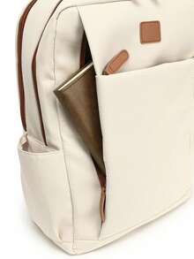 Teenager Backpack, Large Capacity, Multi-Function, 14-Inch Laptop, Casual School/Office Travel Bag - Multicolor - View 6