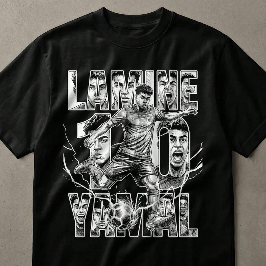 Men T-Shirts - 黑色 - 查看 1