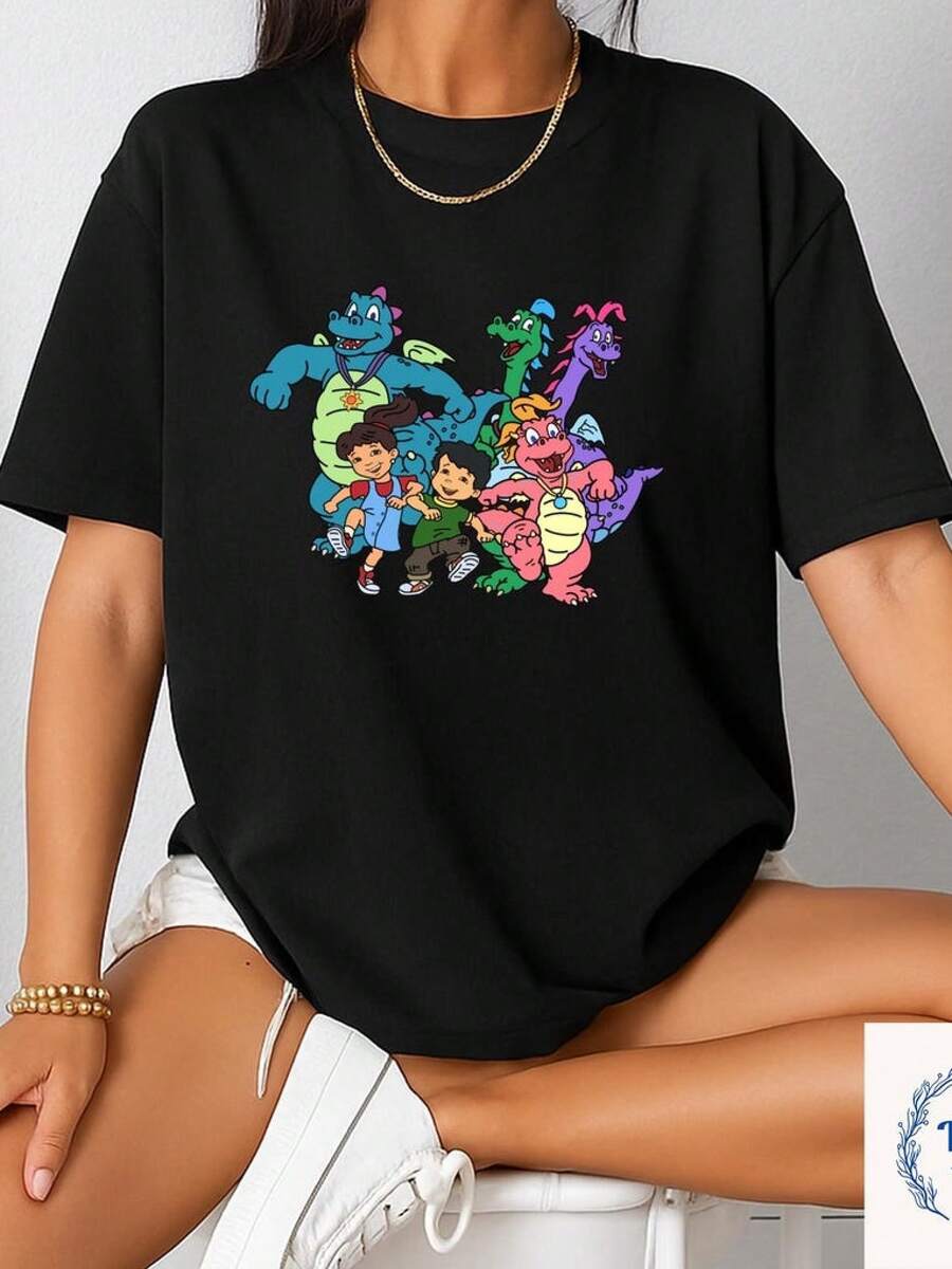 Women T-Shirts - Black - View 1