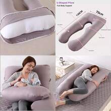 Pregnancy Pillow U Shaped Maternity Pillow Support Back Hips Legs Belly Sleeping - VJN0072 - View 3