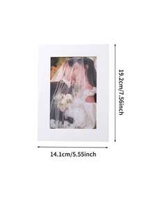 5pcs Folding Stand Paper Photo Frames, Fits 4x6 Inch Photos, Modern Minimalist Style Frames, Suitable For Living Room, Bedroom, Parents And Children's Room Home Decor - Multicolor - View 4