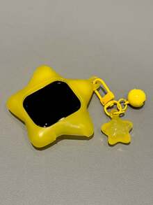Ốp bảo vệ hình ngôi sao phát sáng, tương thích với Apple Watch Series 11, ốp mặt đồng hồ silicon chống sốc cho Series 9/8/7/6. - Màu vàng - Xem 5