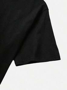 1 Letras Figuras ImpresióN De Bloque Casual Fiesta Dulce Ninguno Diario Noche De Fiesta Vacaciones Boda Oficina Casa Verona Camiseta De Manga Corta Con Cuello Redondo Informal Para Mujer Con Estampado De TiburóN Y ConservacióN Del OcéAno - Negro - Ver 3