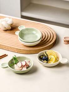 1个时尚蘸酱碟，适用于咖啡馆、家庭、餐厅、派对、晚宴、办公室等场合。 - 彩色 - 查看 3