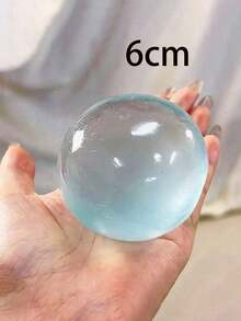1 pieza Pelota de estrés suave y lenta de rebote, de color azul y rosa, juguete suave, bola de malta redonda para alivio del estrés, juguete de liberación de presión de rebote lento, suave y esponjoso, juguete sensorial para alivio del estrés - Multicolor - Ver 14