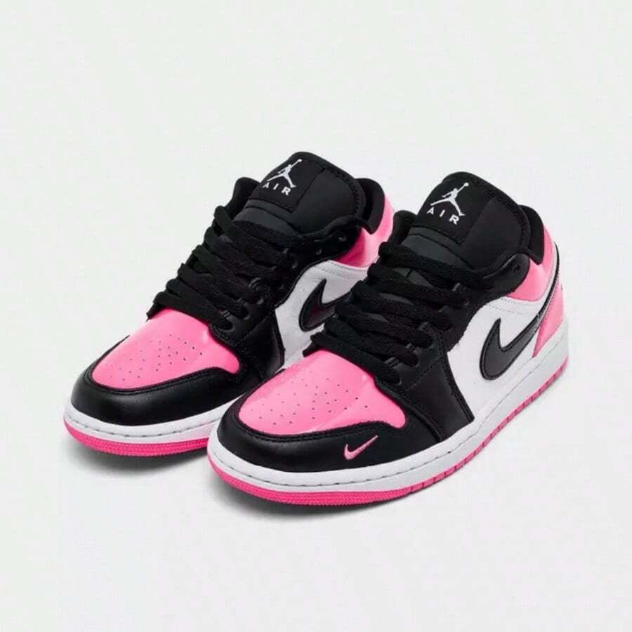 Nike Air Jordan Retro 1 Low SE Women's Casual Shoes Pinksicle/White/Black IV2446-684 | Low-Top Versatility, Everyday Wearable - 淺粉色 - 查看 1