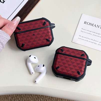 1 chiếc ốp tai nghe Bluetooth thiết kế hình thoi, tương thích với Apple 4, Pro 2/3, quà tặng kỷ niệm, quà tặng lễ Phục Sinh thời trang và đa năng.