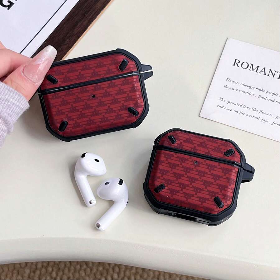 1 chiếc ốp tai nghe Bluetooth thiết kế hình thoi, tương thích với Apple 4, Pro 2/3, quà tặng kỷ niệm, quà tặng lễ Phục Sinh thời trang và đa năng.