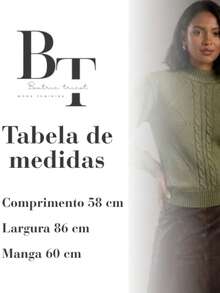 Women's Modal Knit Winter Blouse With Braided High Neck, Modern Style - 軍綠色 - 查看 4