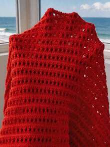Women Sweater Dresses - 紅色 - 查看 6