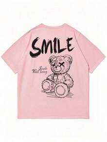 Zrgoth Men's Simple And Versatile Printed Short Sleeve T-Shirt - 白色 - 查看 5