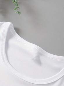 1 pieza de camisa de estilo retro country de los 90 para mujer con calavera de toro, ropa casual, atuendo informal, para maestras, temporada de regreso a clases, uniforme escolar, regreso a la escuela, disfraz de Halloween blanco de verano, 180g, 100% algodón. - Blanco - Ver 7