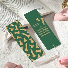 2pcs PET Printed Bookmarks, Exquisite And Beautiful Patterns, Durable And Elegant, Unique Design Suitable For Daily Use Or Collection. The Best Gift For Back To School Season, Whether For Personal Use Or Gifting To Family And Friends, It Is A Unique And Practical Gift Choice, Adding Atmosphere And Fun To Reading Time (Random Color Tassels) - 2PCS - View 12