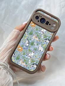NR147 猫好き必見,対応するPixel 10 9 8 Pro 9A 8A ケース、対応するiPhone17 16 15 14 13 12 11 Pro Max 7 8 16 15 14 Plus 16e 17e 17 Air ケース、フルカメラ保護ソフト TPU ケース、キャンディカラーエンジェルアイラダーマットシリコン肌に優しいタッチフォンケースカバー（女性＆女の子向け） - カーキ - チェックする 6