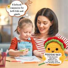 This Soft Handmade Crocheted Mexican Tortilla Can Bring Us Smiles, Happiness And Encouragement. It Is A Happy Companion That Can Help Improve Your Mood And Spread Smiles. It Makes A Wonderful Birthday Gift For Adults, Girls, Boys, Teens And Children. - Multicolor - View 8