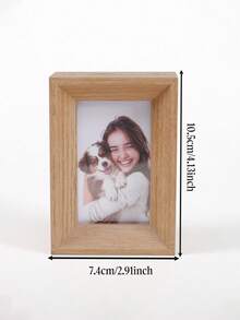 3-Inch Modern Minimalist Photo Frame, Desktop Mini 3" Picture Frame, Displays 2 Photos, Multi-Functional Decorative Stand - Multicolor - View 11