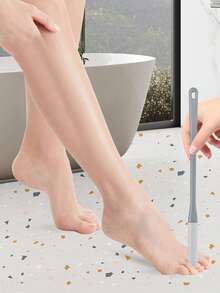 2pcs Toe Gap Cleaning Soft Bristle Foot Brush, Removes Dead Skin And Light Calluses, Foot Exfoliator, Essential For Foot Care, Handheld Foot Washer, Compact & Portable, Durable Bristles, Hygienic Material, Wound Healing Remover, Essential For Beauty Enthusiasts, Personal Care Necessity - View 12