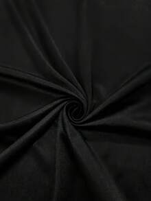casual, con un diseño único de letras invertidas de estilo parisino, lavable a máquina, cuello redondo, adecuada para fiestas de verano, tela transpirable, estilo urbano, material duradero. - Negro - Ver 5