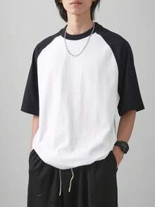Camisetas de algodón de marca para mujer y hombre, camisetas básicas blancas y negras de manga corta de Color Patchwork, camiseta Y2K de verano para mujer,  de moda - Cafeteras - Ver 1