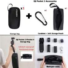 Pocket 3 Storage Bag, Osmo Pocket Gimbal Camera Portable Protective Case, Compact Storage - View 11