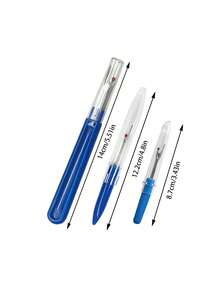 3pcs Seam Ripper Set, Suitable For Multiple Scenarios, Comes With Transparent Protective Cover, Prevent Blade From Scratching Hands When Not In Use, Applicable For Clothing Repair, Button Holes, Embroidery And DIY - Thread Remover - View 10