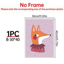 1/6件套帆布墙画海报,适用于房间家居装饰,美观大方,可选画框,可用于房间装饰、卧室装饰、婴儿房装饰、客厅装饰、办公室装饰等。 - 彩色 - 查看 16