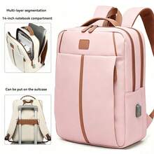 High-Quality Lightweight Backpack, Suitable For Teachers, Daily Commute, Work, Versatile Design, Large Capacity, Unisex,Y2k - Multicolor - View 13