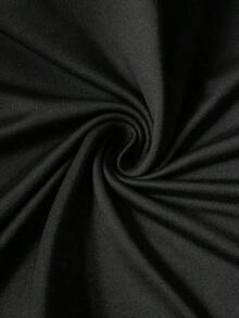 Camiseta minimalista de ciudad con letra para hombres - Negro 3 - Ver 4