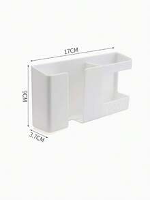 1. Wall-Mounted Phone Holder, No-Drill Remote Control, Multi-Functional Socket Pocket Holder, Plastic Charging Phone Holder, Bedroom Remote Wall-Mounted Phone Holder, Remote Control Storage Box, Jewelry And Key Storage Rack, No-Drill Wall-Mounted Phone Charging Case Holder, Remote Control Base, Wall-Mounted Storage Rack. - Multicolor - View 13