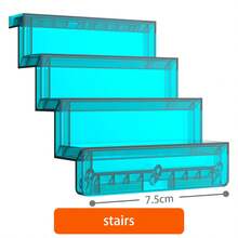 VINEDI, juego de construcción de bloques magnéticos, azulejos magnéticos, juguetes educativos Montessori para niños, regalo para niños y niñas - escaleras 2 piezas - Ver 37