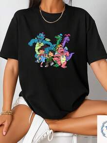 Women T-Shirts - Black - View 7