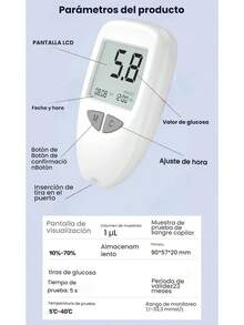 Family Health Kit: Glucometer With 50 Test Strips, Oximeter, And Thermometer - Two-piece set - View 3