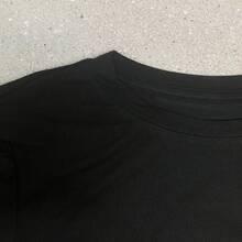Amedic Breathables For Men Graphic Tee Casual Stylish Crew Neck Soft 100 Cotton Funny Black Mens Running Going Out Four Seasons Moisture-Wicking Quick-Dry The Asymmetrical One-Shoulder Design Elegantly Reveals The Collarbone And Creates A Slimming Silhouette. Suitable For Everyday Wear, Dates, And Commuting. - 黑色 - 查看 2