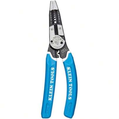NEW 2026 K12065CR Wire Stripper/ Cutter/ Crimper Made In USA, Cutting, Stripping, Crimping, Twisting (8-18 AWG Solid, 10-20 AWG Stranded) The Best Gifts For Parents