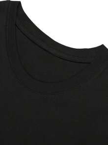 1 camiseta de mujer para el mes de febrero - con el eslogan "Febrero es mi cumpleaños" (todo el mes) y estampado de corazones y estrellas coloridos, de corte cómodo para todas las estaciones, cuello redondo, manga corta, informal, ideal para conjuntos de fiesta de cumpleaños, regalos (1-28 de febrero). - Negro - Ver 4