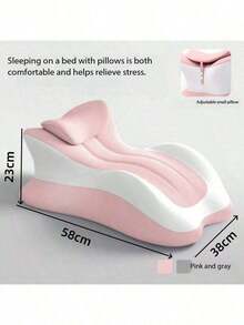 Upgraded Multi-Functional Comfortable Cushion, Couples Memory Foam Wedge Pillow, Couples Seat Cushion Pillow, Multi-Functional Couples Back Cushion Pillow, Low Buttock Pad, 3D Memory Foam, Multi-Functional Sleeping Pillow, Ergonomic Buttock Support Pad. This Is A Multi-Functional And Portable Relaxation Cushion Suitable For Home, Office, Yoga, Daily Rest, Reading, And Movie Watching Scenarios. High-Quality Removable Pillow Insert. - Black Set (including Small Pillow) - View 13
