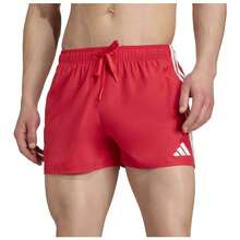 Adidas Men Athletic One-Piece Swimsuits - Red - View 1