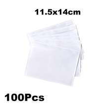 100 Clear Adhesive Top Loading Packing List Pouches, 4.5'' X 5.5'' Shipping Label Sleeves, Packing Slip Envelopes - List - View 11