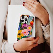 Ốp lưng điện thoại họa tiết hoa rực rỡ, bền chắc, tương thích với iPhone 17 16 15 14 13 12 11 Pro Max - Nhiều màu - Xem 3