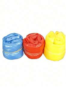 Random Color Disposable Raincoat Keychain, Portable Emergency Rain Poncho, Suitable For Hiking And Camping, Unisex Plastic Disposable Rain Jacket, Outdoor Use, Compressed Thickened Waterproof Ball-Shaped Disposable Raincoat - Multicolor - View 4