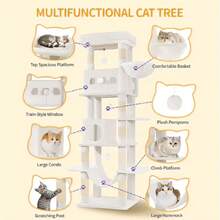 Cat Trees & Condos - Light Grey - View 7