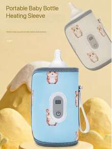 1个便携式USB奶瓶加热器，恒温奶袋，适合户外使用 - 彩色 - 查看 2