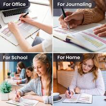 Lined Journal Notebook For Women & Men, Hardcover Leather Journal For Writing, A5 College Ruled Notebook For Work & Note Taking, Perfect For Office School Home Supplies, 160 Pages, Butterfly - O-crane - View 6
