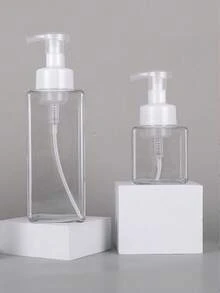 1个泡沫瓶，多功能泵式泡沫分配瓶，泡沫发生器空瓶，适用于洁面乳、洗手液、洗发水、皂角、皂树皮水，浴室收纳泡沫液体起泡器（白色，绿色）（250毫升/450毫升） - 多色 - 查看 8