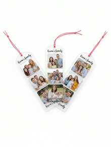 Customized Acrylic Bookmarks With Photos, Personalized Gifts For Book Lovers, Tasseled Bookmarks, Customized Photo Acrylic Bookmarks, Best Friend Gifts - Multicolor 1 - View 7